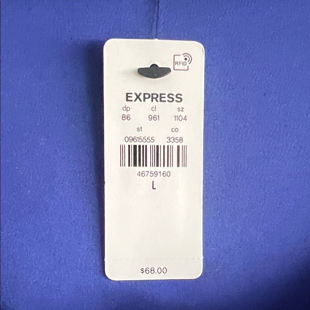 Express Royal Blue Women's Bodysuit - Picture 4 of 4